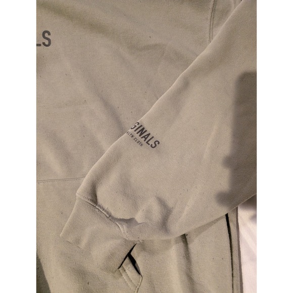 ORIGINALS BROOKLYN CLOTH Mens Hoodie Sweatshirt Pullover Sage Green Size L - Picture 3 of 10